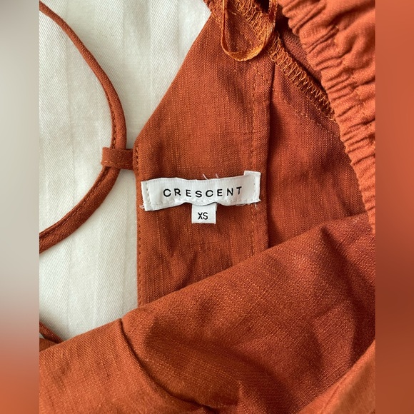 EUC Crescent Makayla Back Lace Up Top Sz XS - Picture 4 of 9